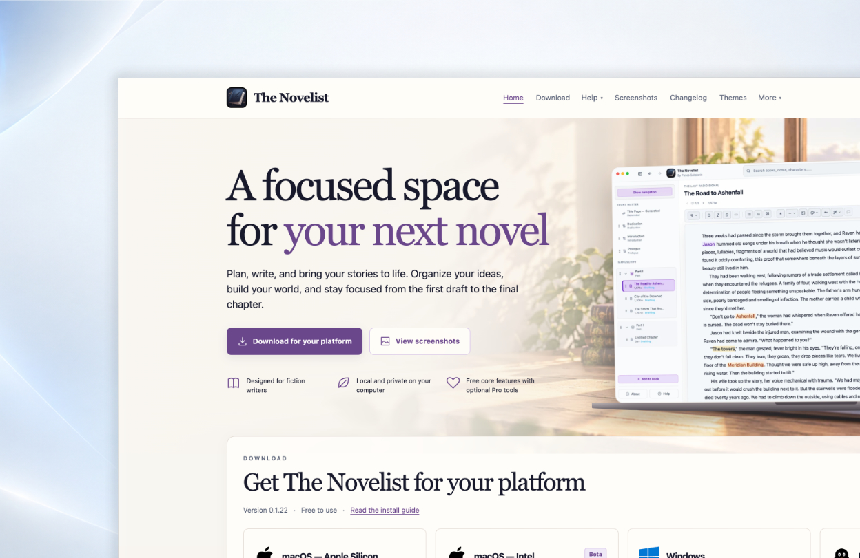 The Novelist - Website (Light)